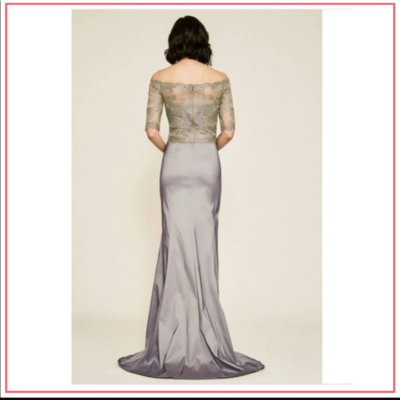 NWT TADASHI SHOJ WINSTON OFF-THE.
SHOULDER TAFFETA GOWN - Picture 3 of 16